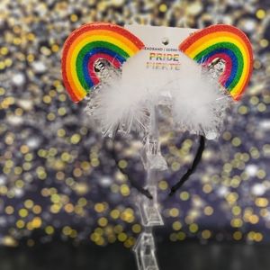 PRIDE rainbow headband